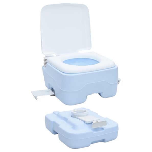 vidaXL Kempingové WC Svetlomodrá a biela 41,5 x 36,5 x 30 cm – Obrázok 10