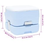 vidaXL Kempingové WC Svetlomodrá a biela 41,5 x 36,5 x 30 cm – Obrázok 11