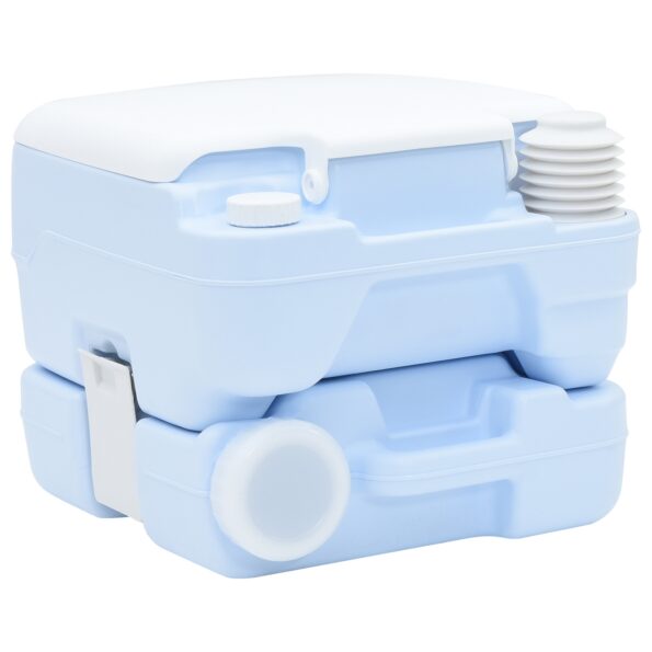 vidaXL Kempingové WC Svetlomodrá a biela 41,5 x 36,5 x 30 cm – Obrázok 3