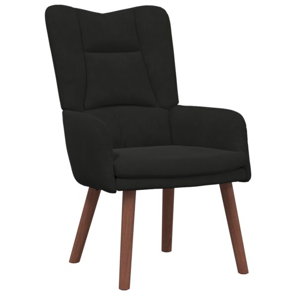 vidaXL kreslo Čierna 63 x 67 x 94 cm Zamat – Obrázok 2