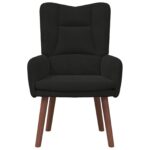 vidaXL kreslo Čierna 63 x 67 x 94 cm Zamat – Obrázok 4