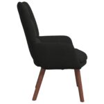 vidaXL kreslo Čierna 63 x 67 x 94 cm Zamat – Obrázok 5