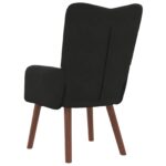 vidaXL kreslo Čierna 63 x 67 x 94 cm Zamat – Obrázok 6
