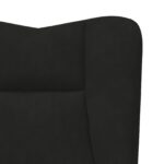 vidaXL kreslo Čierna 63 x 67 x 94 cm Zamat – Obrázok 7