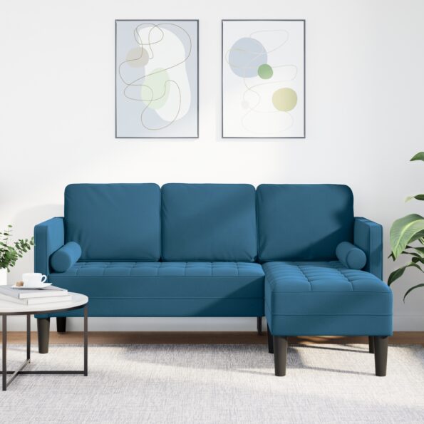 42001934_1.jpg vidaXL L-tvarová pohovka modrá 173x131x67 cm z vankúša – Obrázok 1