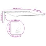 vidaXL Semi-Cassette Markíz s manuálnou prevádzkou – Obrázok 10