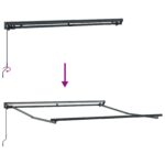 vidaXL Semi-Cassette Markíz s manuálnou prevádzkou – Obrázok 9