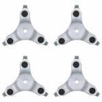 vidaXL Nábytkové kolieska 4 ks 16x14,5x5,5 cm oceľ 180 kg