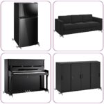 vidaXL Nábytkové kolieska 4 ks 16x14,5x5,5 cm oceľ 180 kg – Obrázok 6