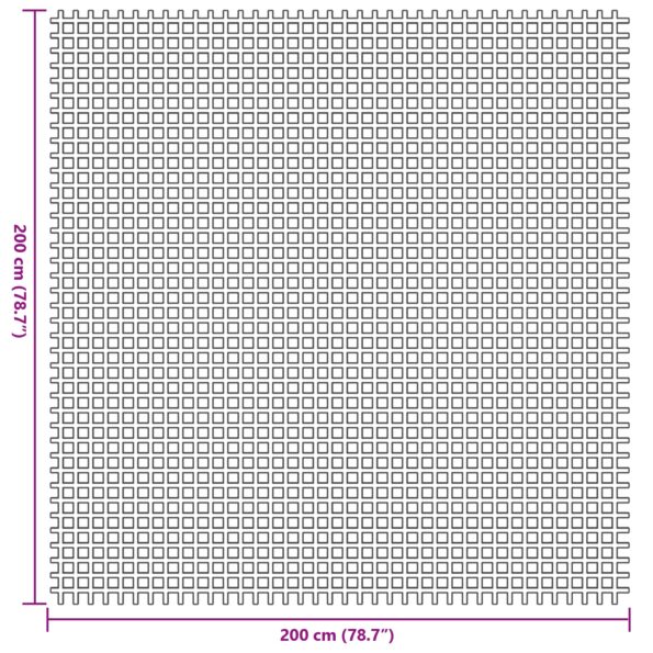 vidaXL Tepelný koberec Antracit 2x2 m – Obrázok 7