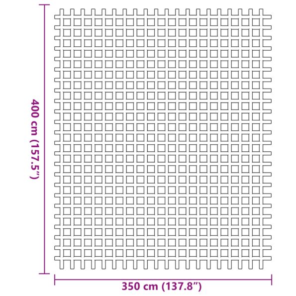 vidaXL Koberec do stanu Antracit 400 × 350 cm Polyester – Obrázok 7