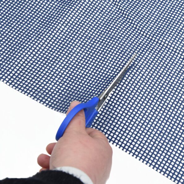 vidaXL Koberec do stanu Modrá 400 × 350 cm Polyester – Obrázok 4