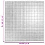 vidaXL Stanová podlaha Zelená 2,5x2,5 m – Obrázok 7