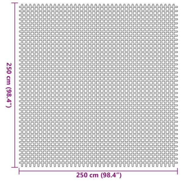 vidaXL Stanová podlaha Zelená 2,5x2,5 m – Obrázok 7