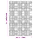 vidaXL Stanový koberec Zelený 3,5x5 m – Obrázok 7