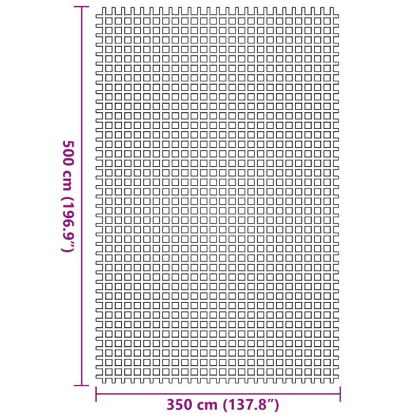vidaXL Stanový koberec Zelený 3,5x5 m – Obrázok 7