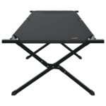 vidaXL Sklápacia slnečná posteľ s taškou Čierna 600D Oxford tkanina – Obrázok 3