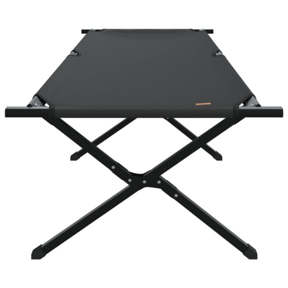 vidaXL Sklápacia slnečná posteľ s taškou Čierna 600D Oxford tkanina – Obrázok 3