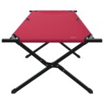 vidaXL Skládací slnečný rám postele s taškou Červený 600D Oxfordská tkanina – Obrázok 3