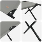 vidaXL Skládacie slnečné lehátka 2 ks s taškou sivé 600D Oxford – Obrázok 8