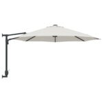 vidaXL Záhradný slnečník Piesková 248 x 248 x 148 cm Polyester a oceľ – Obrázok 5