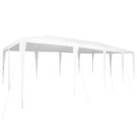 vidaXL Party stan Biela 8x4 m PE – Obrázok 2