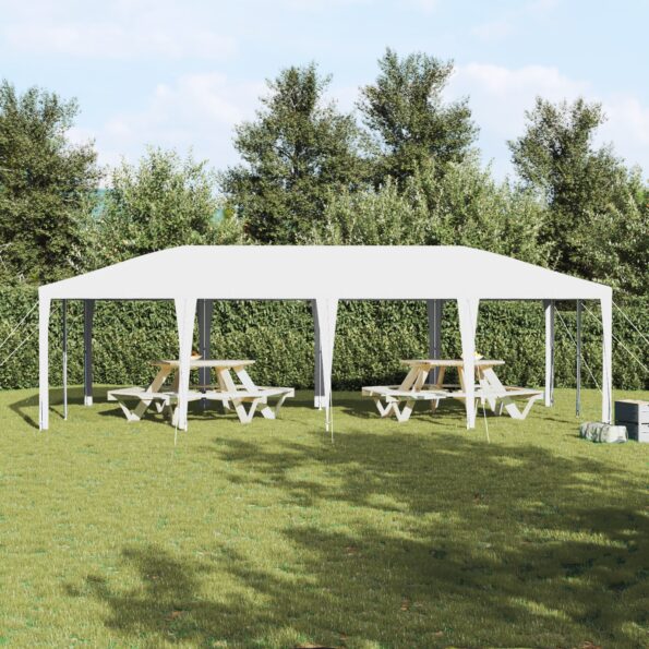 vidaXL Party stan Biela 8x4 m PE – Obrázok 4