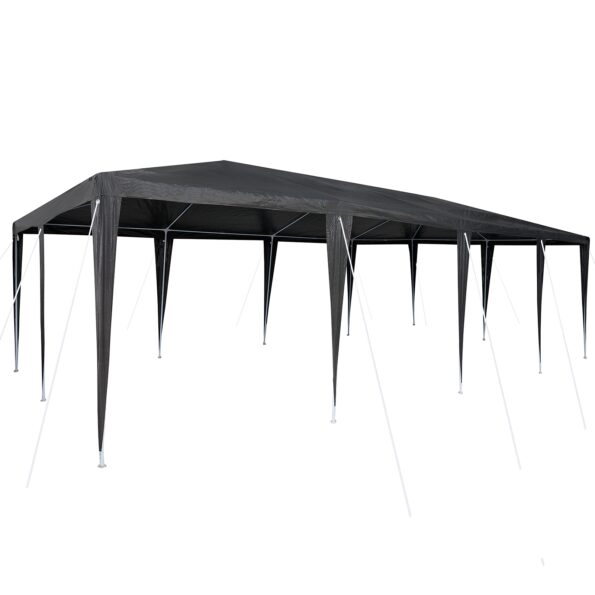 vidaXL Párty stan Antracit 800 x 400 x 266 cm Polyetylén a oceľ – Obrázok 2