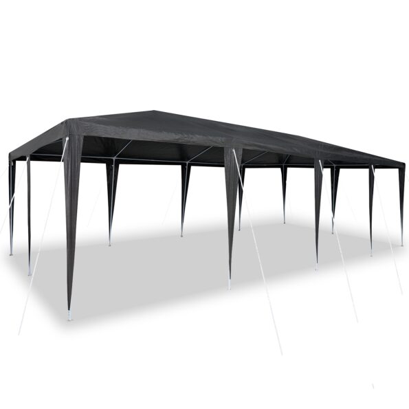 vidaXL Párty stan Antracit 800 x 400 x 266 cm Polyetylén a oceľ – Obrázok 3