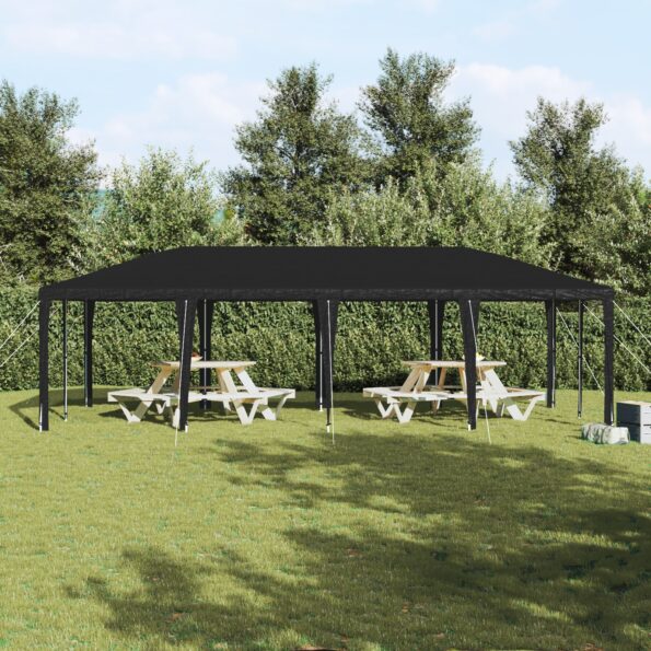vidaXL Párty stan Antracit 800 x 400 x 266 cm Polyetylén a oceľ – Obrázok 4