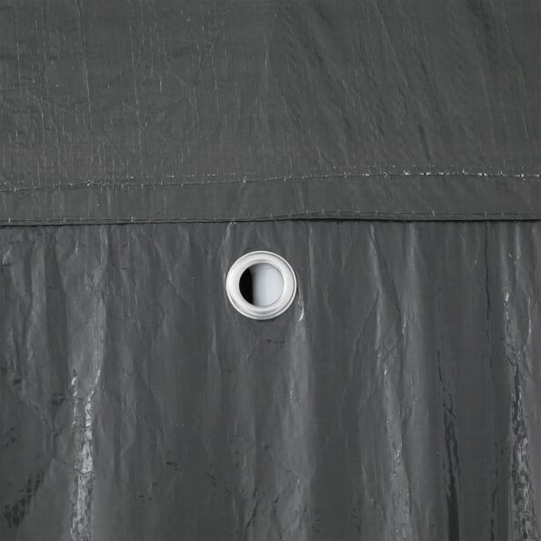 vidaXL Párty stan Antracit 800 x 400 x 266 cm Polyetylén a oceľ – Obrázok 8