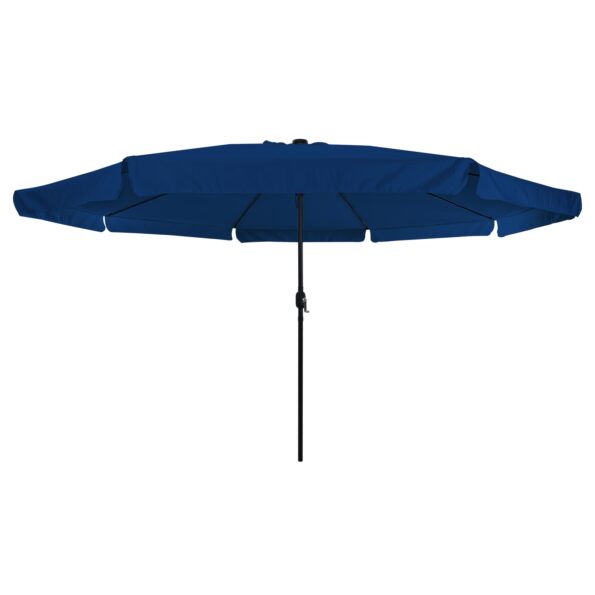 42003651_4.jpg vidaXL Záhradný slnečník s LED svetlami ø395x245 cm Azúrová modrá – Obrázok 4
