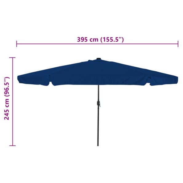 42003651_8.jpg vidaXL Záhradný slnečník s LED svetlami ø395x245 cm Azúrová modrá – Obrázok 8
