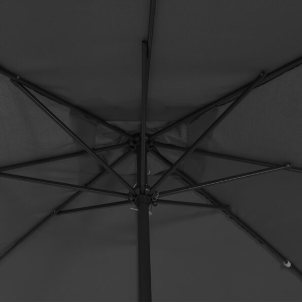 vidaXL Hranatý záhradný slnečník 295x245 cm Antracit – Obrázok 4