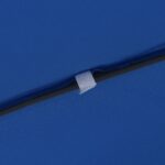 vidaXL Štvorcový záhradný slnečník 295x245 cm Azúrová modrá – Obrázok 6