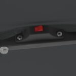 vidaXL Štvorcový záhradný slnečník s LED svetlami 295x245 cm Antracit – Obrázok 7