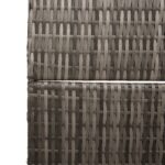 vidaXL Rozdeľovač miestností 3 panely skladací sivý 147x180 cm poly ratan – Obrázok 6