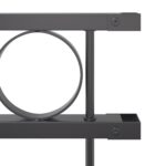 vidaXL Sivý oceľový plot 1.7x0.8 m – Obrázok 6