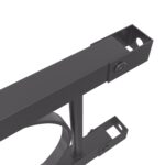 vidaXL Sivý oceľový plot 1.7x0.8 m – Obrázok 7