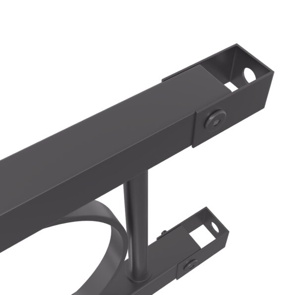 vidaXL Sivý oceľový plot 1.7x0.8 m – Obrázok 7