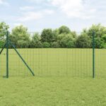 vidaXL Zelený euro plot 1.2 x 10 m oceľ
