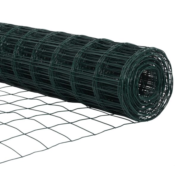 vidaXL Euro plot Zelená 0,8 x 25 m Železo potiahnuté PVC – Obrázok 6