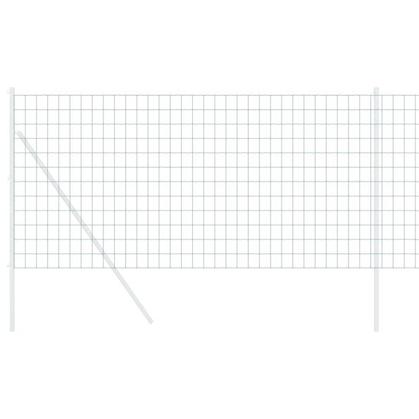 vidaXL Euro plot zelený 1.2x25 m PVC potiahnuté železo – Obrázok 3