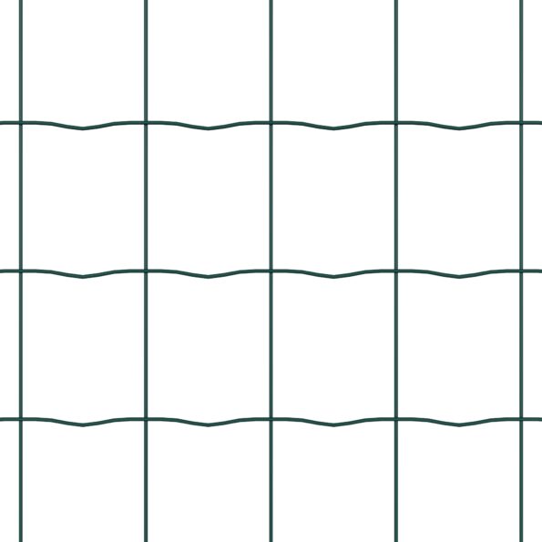 vidaXL Euro plot Zelená 0,4 x 50 m Železo potiahnuté PVC – Obrázok 6