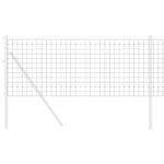 vidaXL Euro Plot Sivý 0.4x10 m Oceľ – Obrázok 3