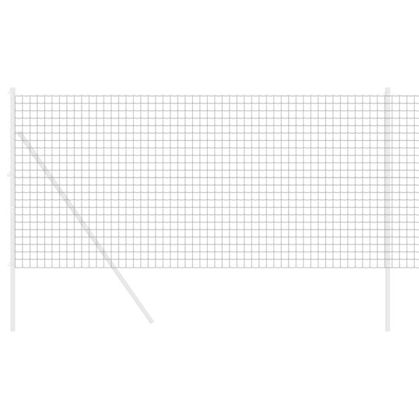 vidaXL Euro plot sivý 1.4x10 m oceľový – Obrázok 3