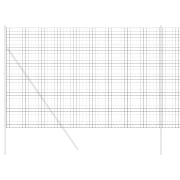 vidaXL Euro plot Sivý 1,5 x 10 m Oceľ – Obrázok 3