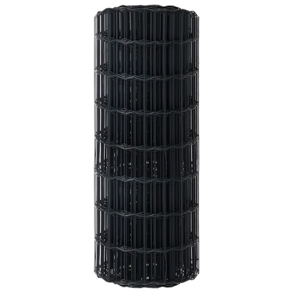 vidaXL Euro plot Šedý 0.8x10 m Oceľ – Obrázok 5