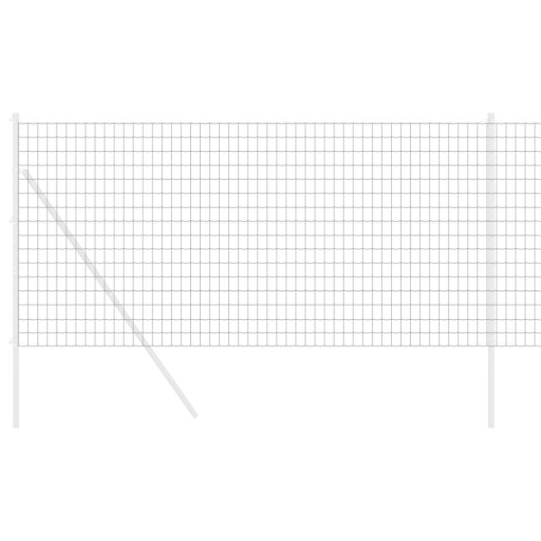 vidaXL Euro plot Sivý 1.2x10 m Železo – Obrázok 3
