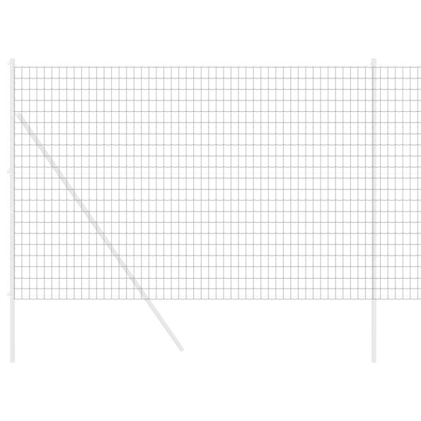vidaXL Euro plot Sivý 1.6x10 m Oceľ – Obrázok 3